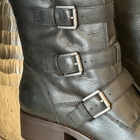 Lucky Brand Katriny Moto Booties in Black - Picture 5 of 11
